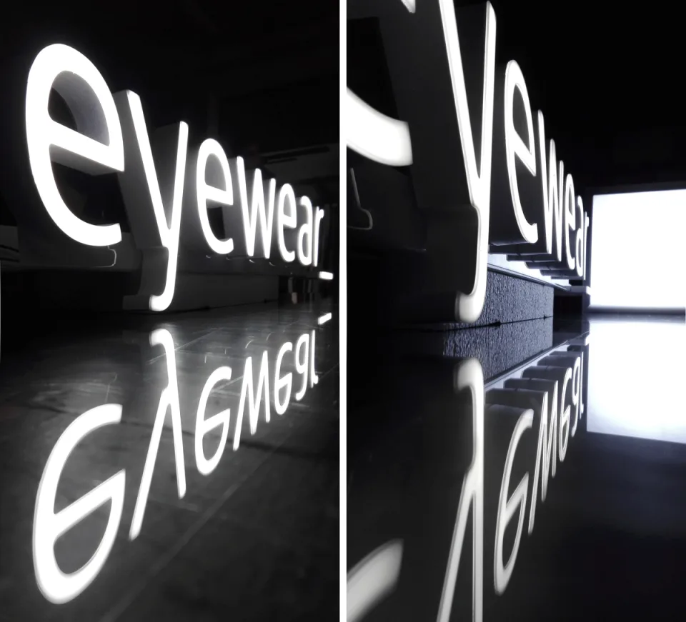 Reklamna označitev Eyewear, fotografija 2 – izvedba ELP